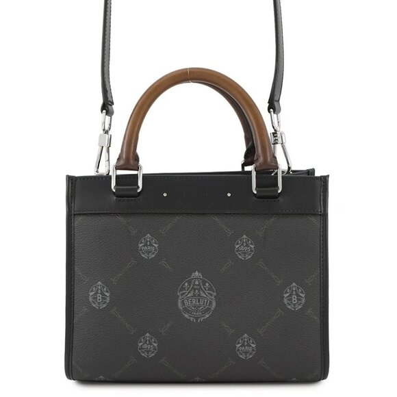 Berluti URIS GULLIBA 2WAY HANDBAG PVC/Leather Black - Picture 1 of 15